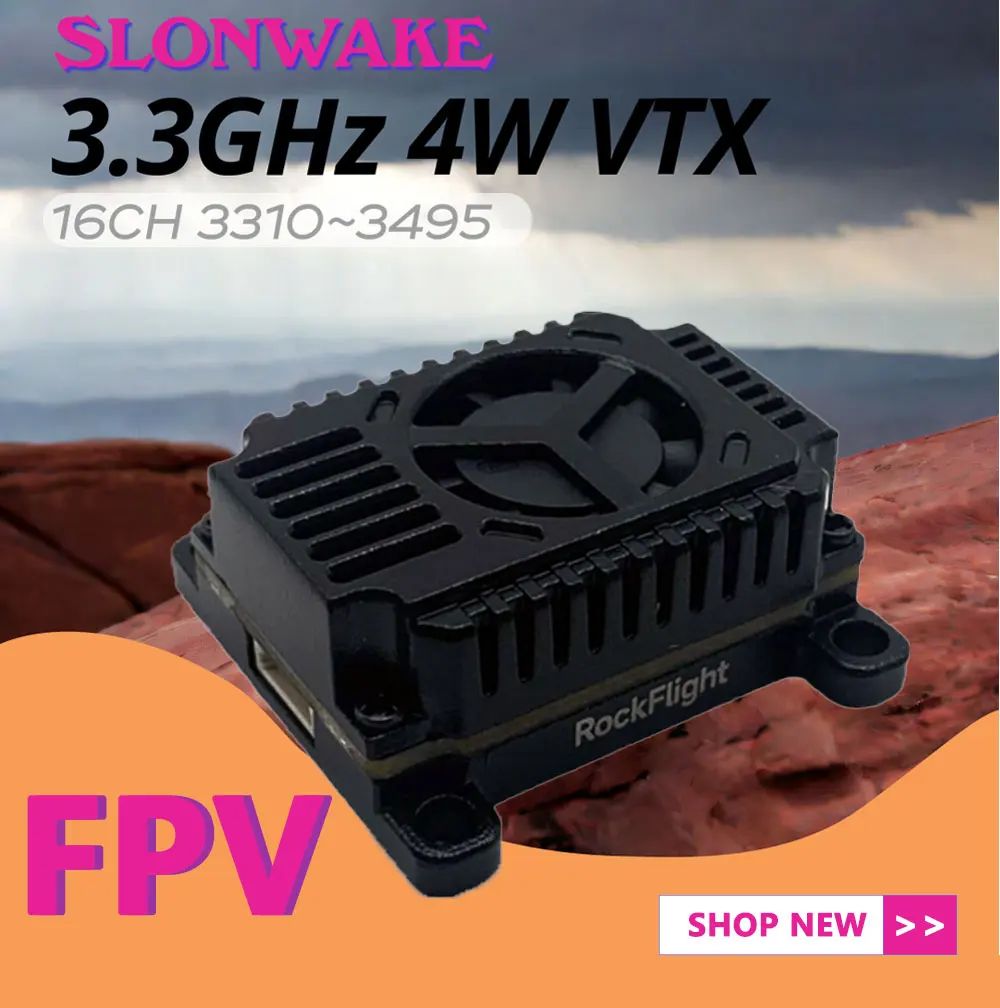 SLONWAKE FPV 3.3G 16CH 4000mW  - Drone Rc Fpv recension och pris