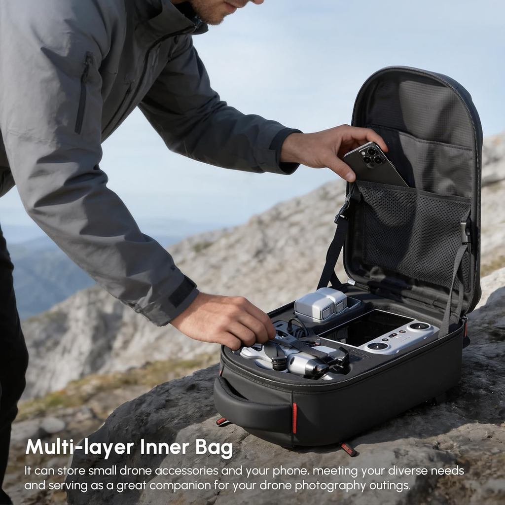Waterproof Hard Carrying Backp - Drone Dji Rc Mini recension och pris