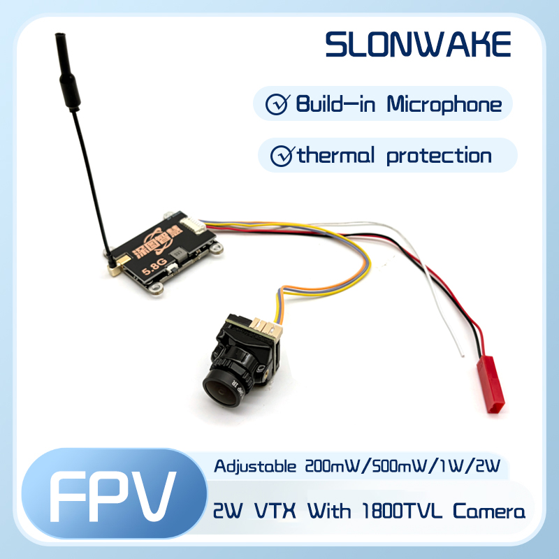 SLONWAKE 5.8G 56CH 2W transmit - Quadcopter Frame recension och pris