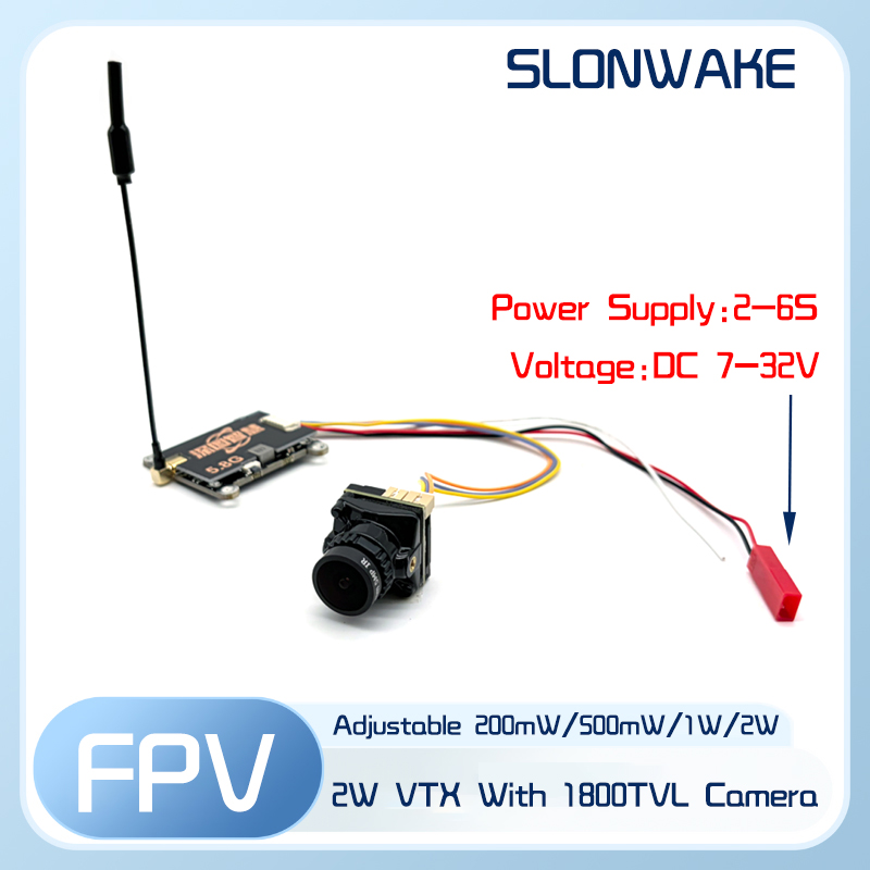 SLONWAKE 5.8G 56CH 2W transmit - Quadcopter Frame recension och pris