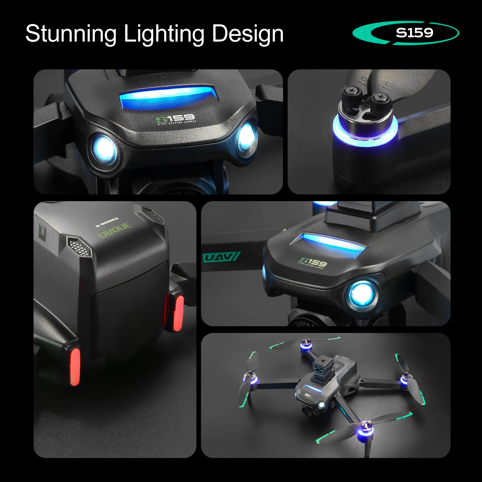 Professional S159 GPS Drone Wi - Drone Rc Gps S159 recension och pris