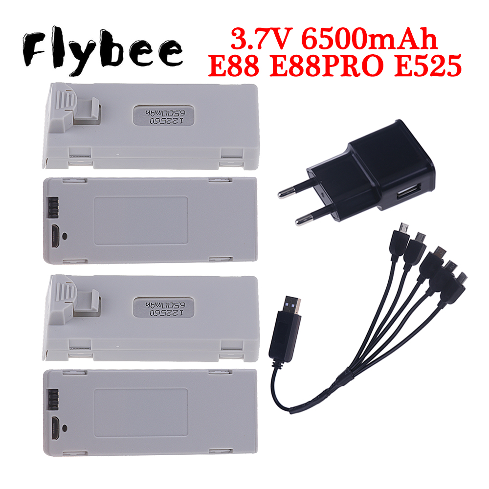 Original E88 Battery 3.7V 6500 - Drone Rc E99 K3 recension och pris