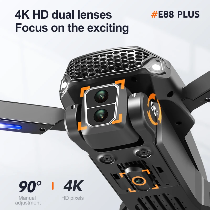 New E88 Plus Quadcopter Drone: - Rc Drone E88 recension och pris