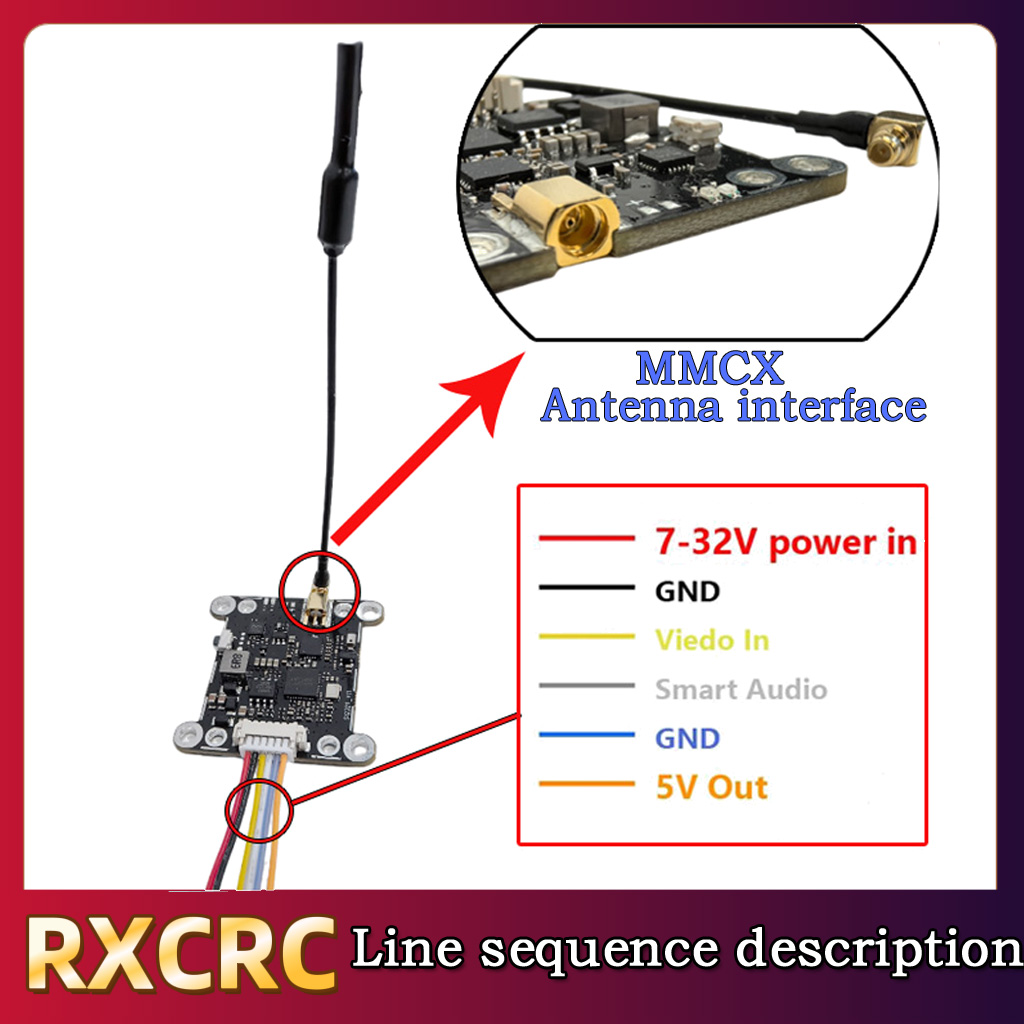 RXCRC 5.8G Module 48CH 1.6W VT - Drone Rc Fpv recension och pris
