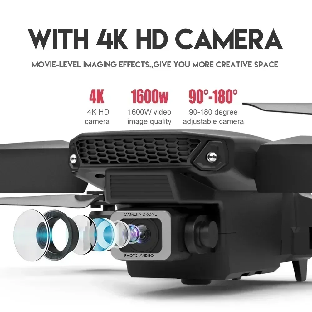 E88 Pro WIFI FPV Drone Wide An - Drone Rc Explorer recension och pris