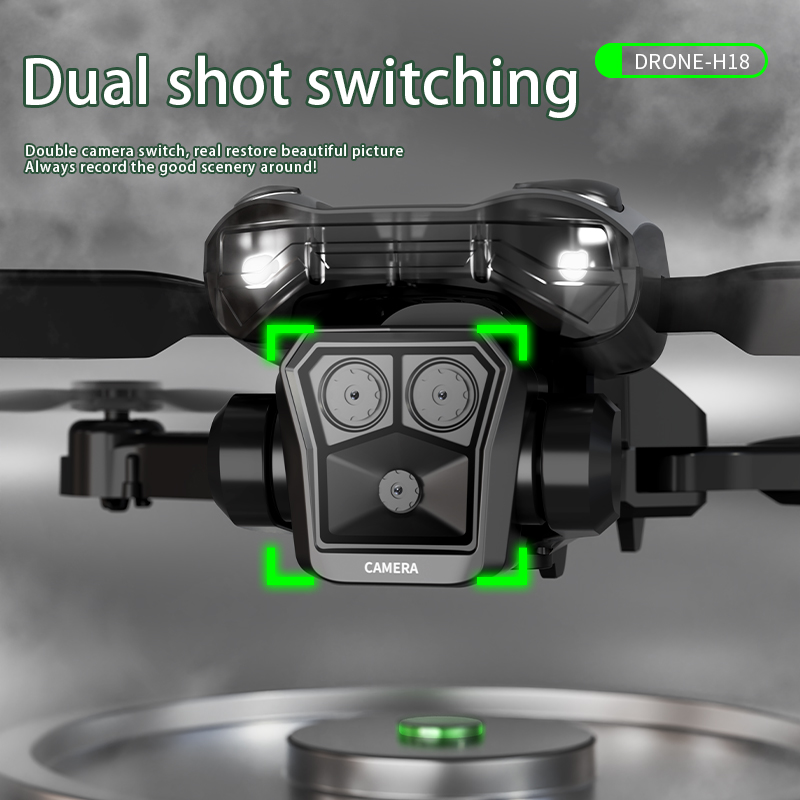 H18‑2 Foldable RC Drone Dual C - Drone Rc Foldable recension och pris