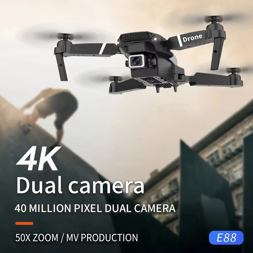 2026 Professional 6K Wide Angl - Rc Drone E88 recension och pris