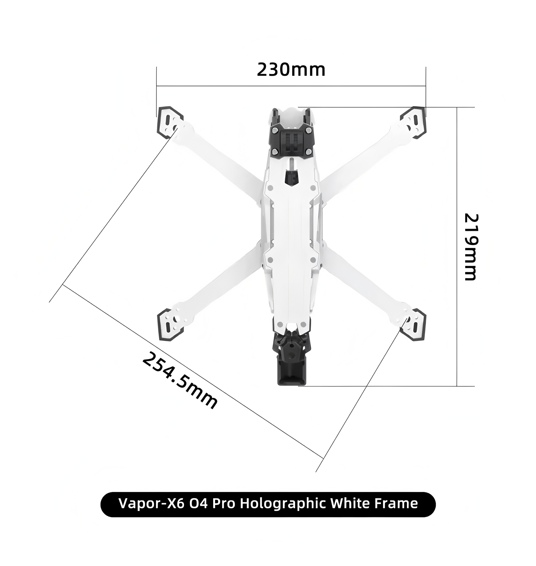 GEPRC Vapor D5/x5/x6 O4 Pro Fr - Quadcopter Frame recension och pris