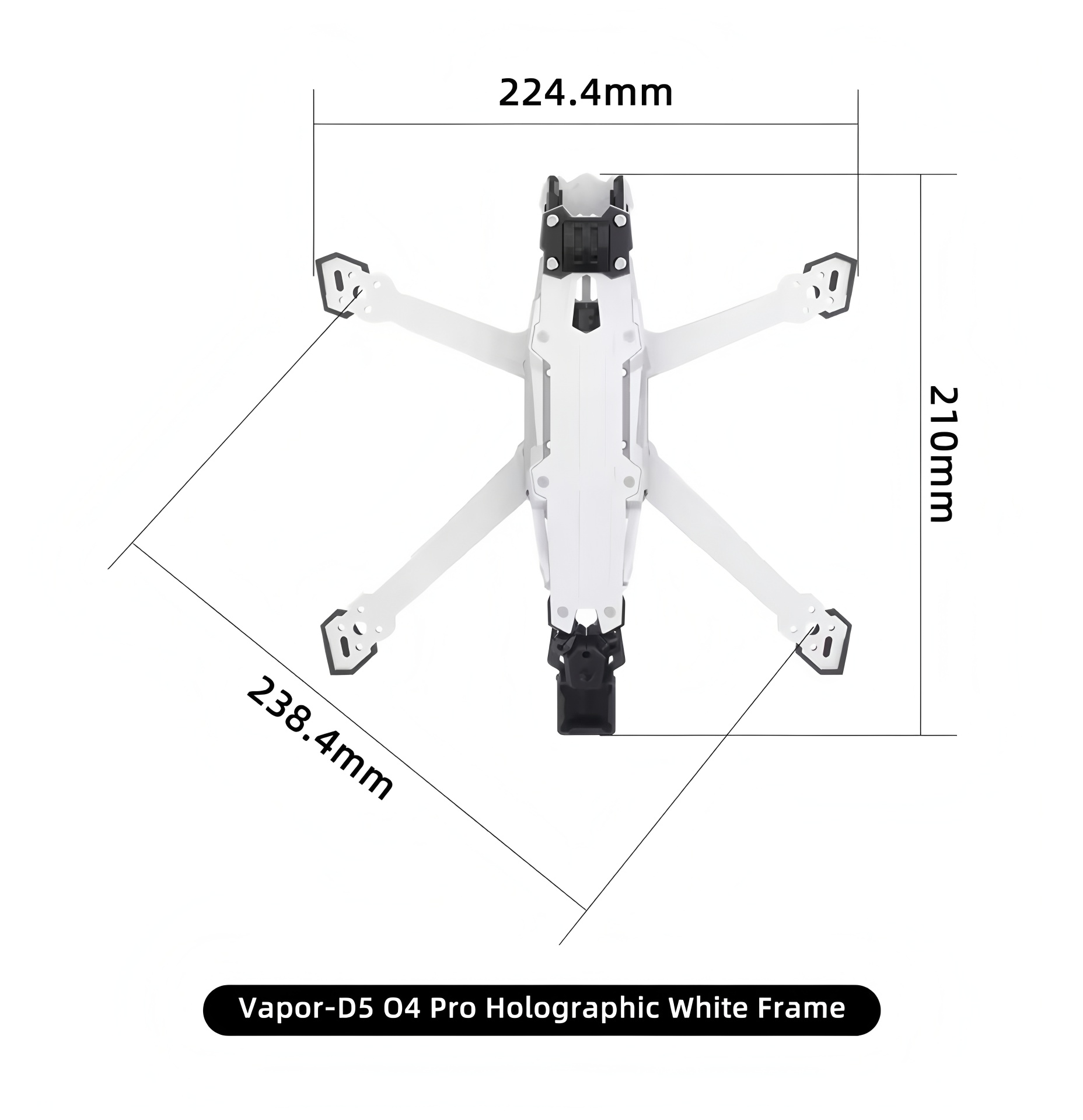 GEPRC Vapor D5/x5/x6 O4 Pro Fr - Quadcopter Frame recension och pris