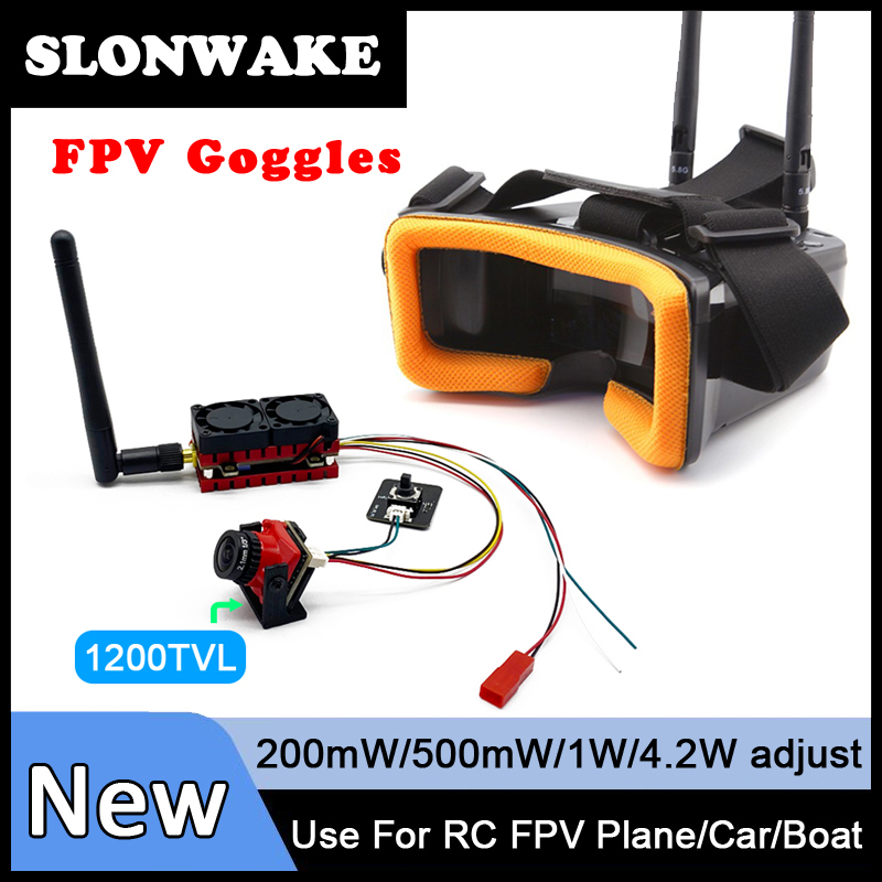 SLONWAKE 5.8G 48CH 4.2W VTX Tr - Fpv Goggles Headset recension och pris