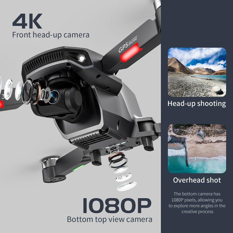 L106 Pro 3 Drone 5G WIFI FPV F - Drone Rc Foldable recension och pris