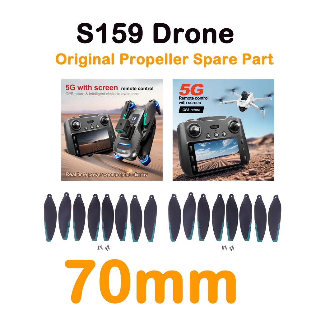 Wholesale 70mm S159 Propeller  - Drone Rc Gps S159 recension och pris