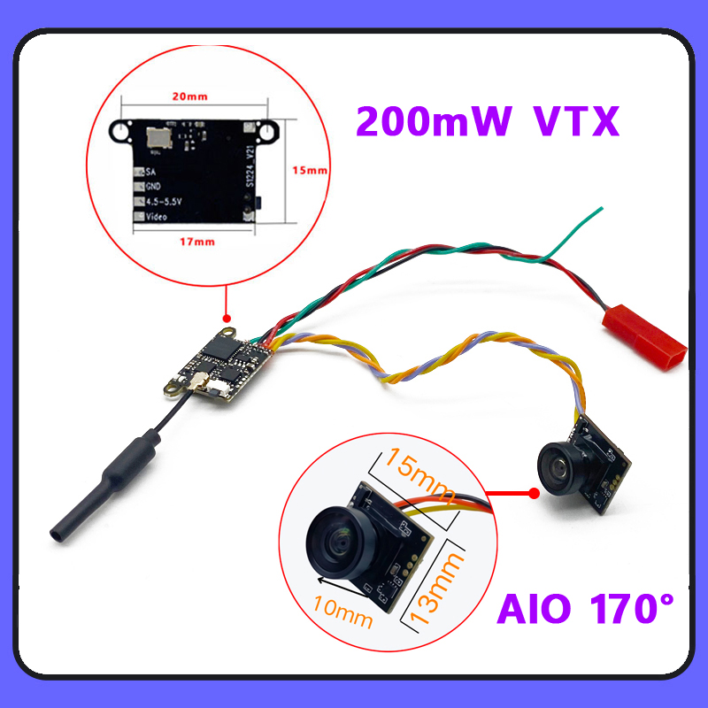 SLONWAKE 5.8G 1200TVL FPV Came - Drone Rc Fpv recension och pris
