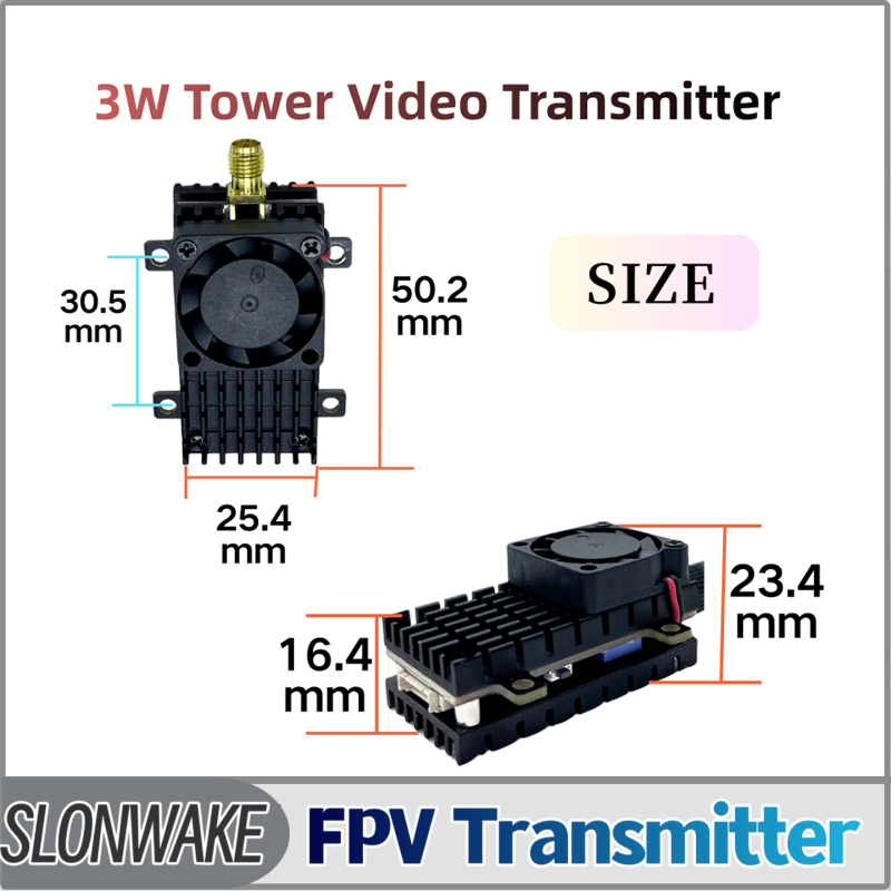 SLONWAKE 5.8G 3000mW Simulatio - Drone Rc Fpv recension och pris