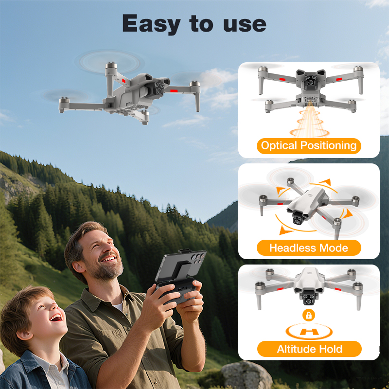NEW Hot L017 Pro Drone Brushle - Drone Rc Foldable recension och pris