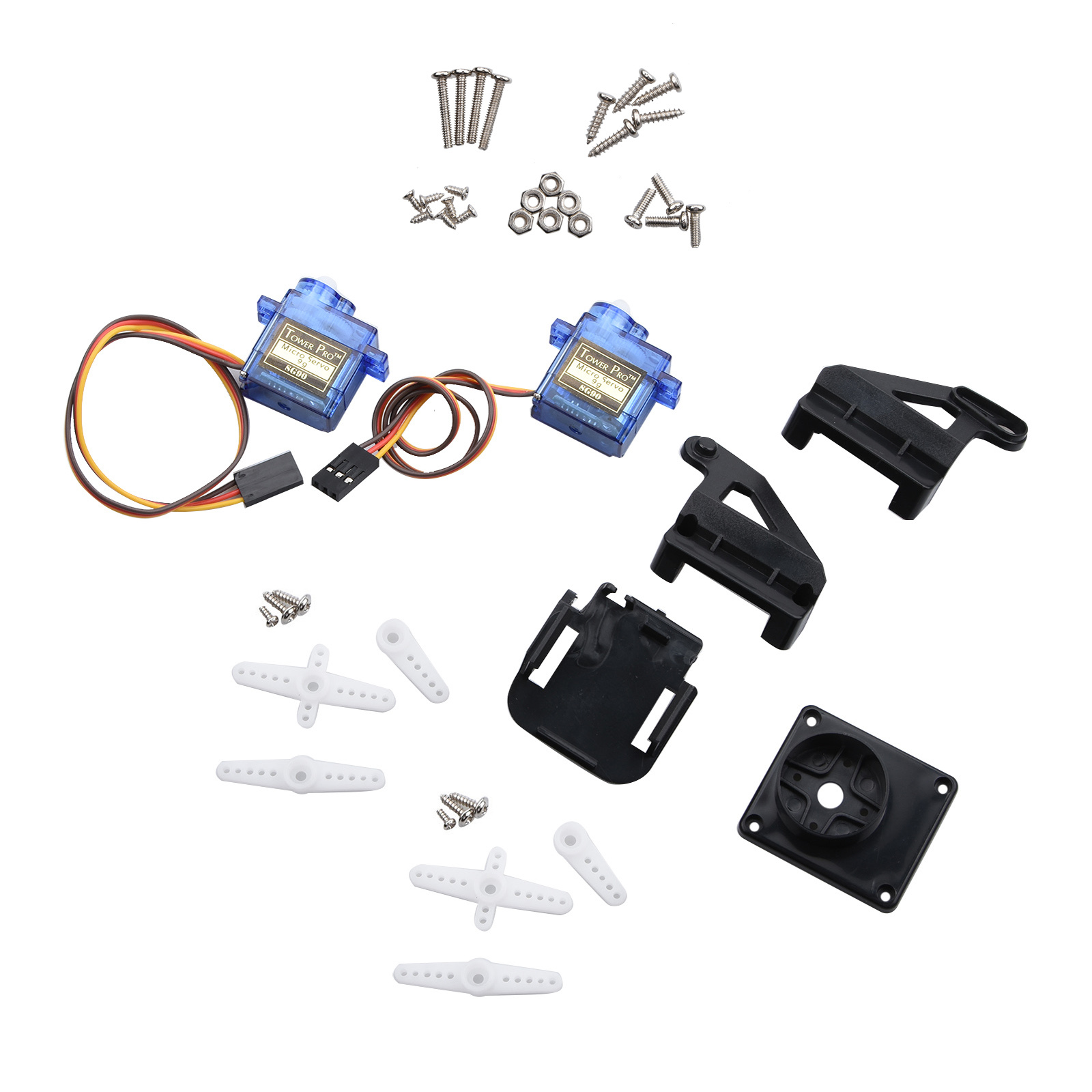 FPV Nylon Dual-Axis Servo Gimb - Quadcopter Frame recension och pris