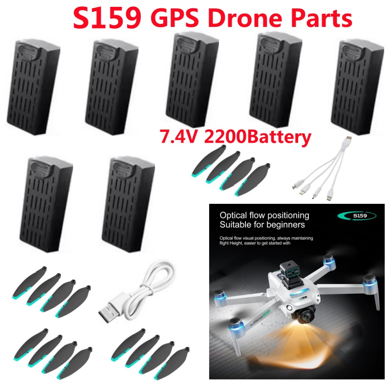 S159 GPS Brushless Remote Cont - Drone Rc Gps S159 recension och pris