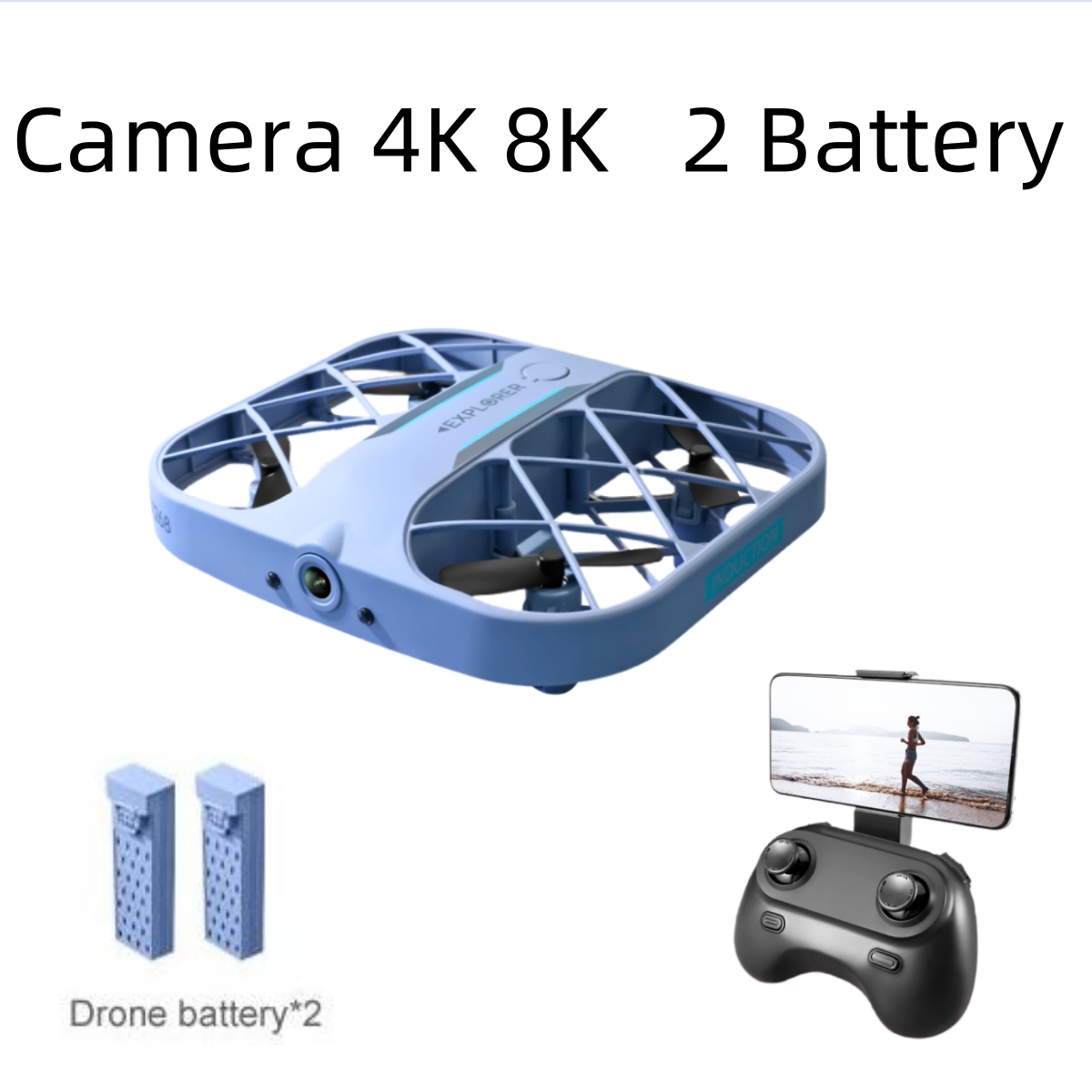 JJRC H107 FPV RC Drone with 2  - Drone Rc Explorer recension och pris