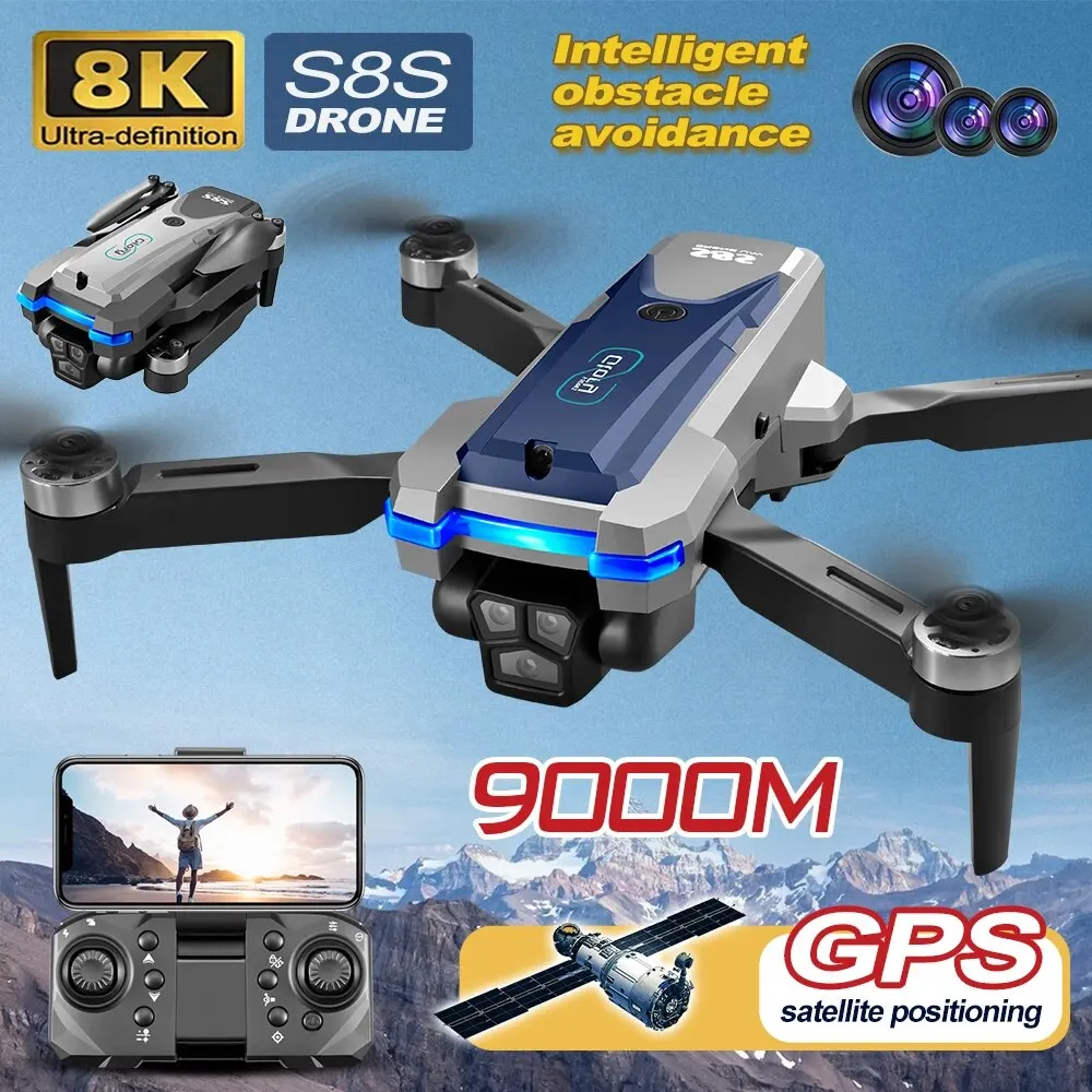 S8S GPS Drone 5G Wifi 8K HD Du - Drone Rc Explorer recension och pris